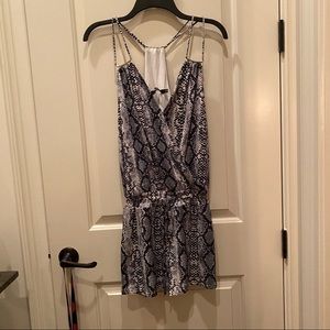 Snakeskin romper